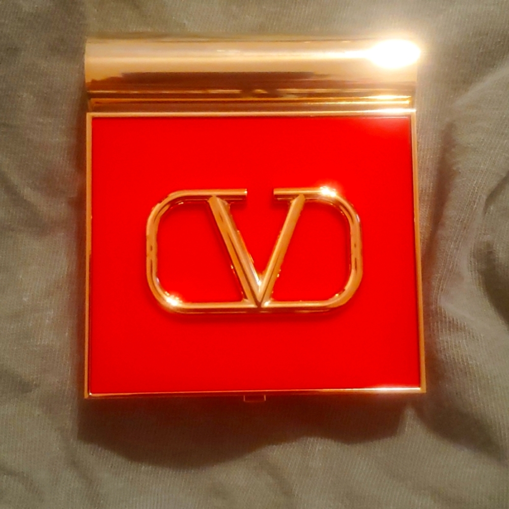 Valentino Red and Gold Compact Blush